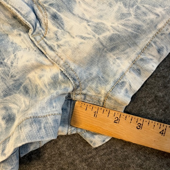 Vintage Y2K Mudd Low Rise Micro Mini Booty Shorts Bundle Lot of 2 Denim Jrs Sz 7 - Picture 15 of 16